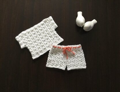 Ariel Top & Shorts Set N 656