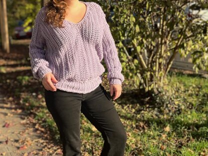 Sweater "Purple Rain"
