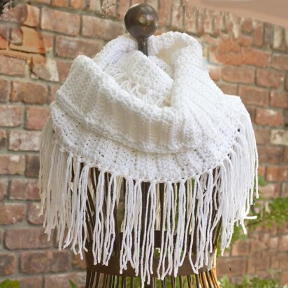 Fringed Cowl Scarf