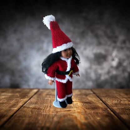 Doll Santa Outfit