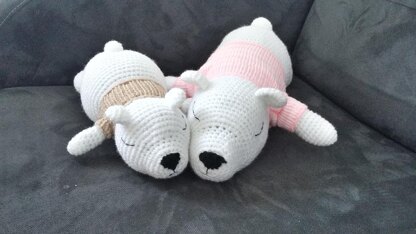 Amigurumi ours et ourson