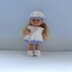 Knitting pattern 4.5 inch kelly doll