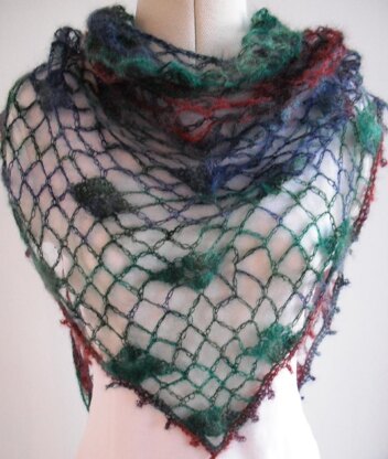 Winter jewels shawl