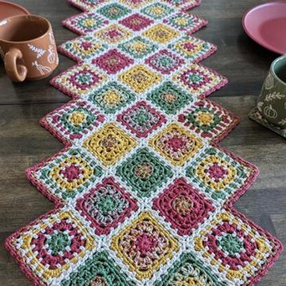 Fall Table Runner and Coasters