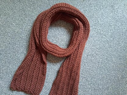 Crochet Elegant Man Scarf Pattern