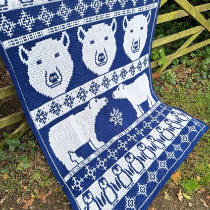 Pole to Pole Mosaic Blanket