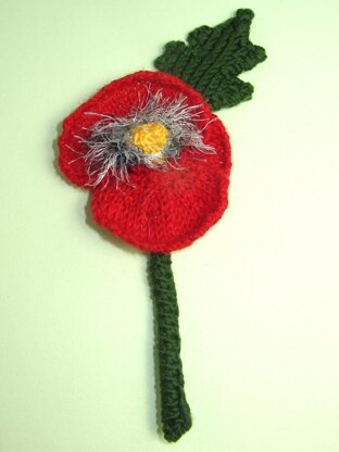 Free Poppy Flower Buttonhole Accessory