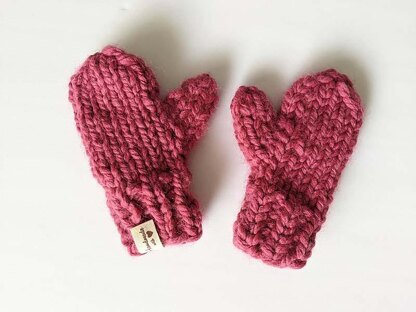 Bulky Mittens Family Set