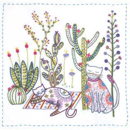 Un Chat Dans L'Aiguille Mexico Vacations Embroidery Kit