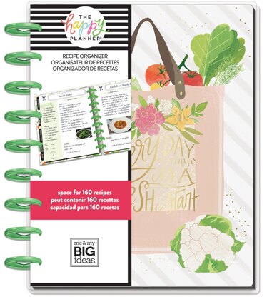 The Happy Planner Undated Medium Planner 7.75"X9.75" - Recipe