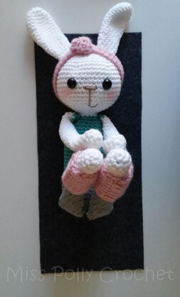 Crochet yoga bunny amigurumi: Crochet pattern