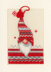 Vervaco Christmas Elf Cross Stitch Cards Kit (Set of 3) - 10.5cm x 15cm