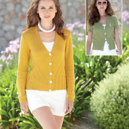 Women's Cardigans in Sirdar Cotton DK - 7084 - Downloadable PDF