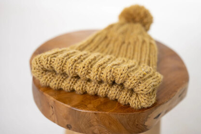 Bergen Beanie in Lion Brand Basic Stitch Anti Microbial - M23005BSAM - Downloadable PDF