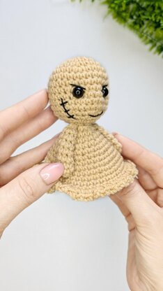 Amigurumi ghost easy crochet pattern, halloween decor