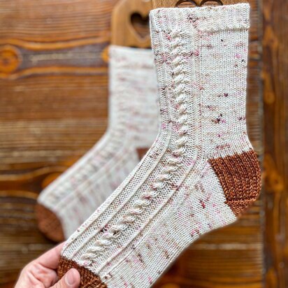 Gingerbread Latte Socks