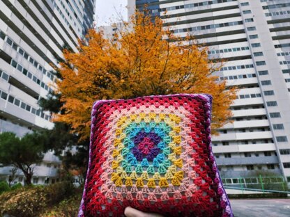 Summer Fun Granny Cushion