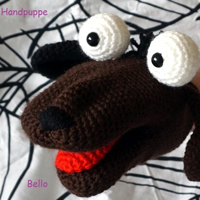 Amigurumi Häkelanleitung für die Handpuppe "Hund Bello" !