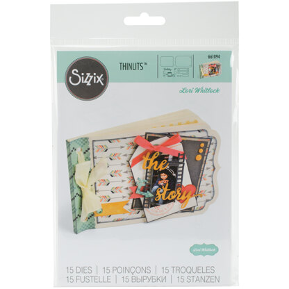 Sizzix Thinlits Dies By Lori Whitlock 15/Pkg - Essential Mini Album