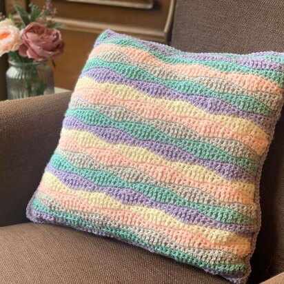 Wavy Bright Cushion Cover