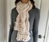 Womens Crochet Scarf Pattern: Velvety Clouds Scarf