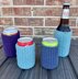 Flat Bottom Koozies -- a loom knit pattern