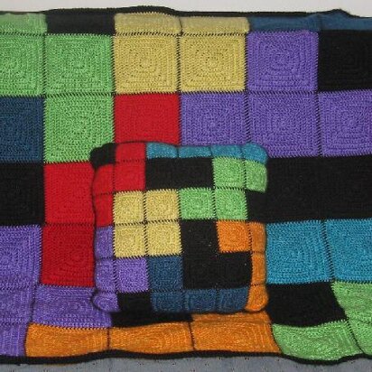 Tetris Throw Blanket & Pillow Set