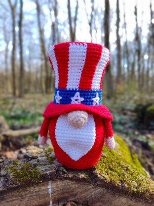 Patriotic gnome USA (boy)