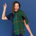 Paintbox Yarns Tasseled Tartan Scarf PDF (Free)