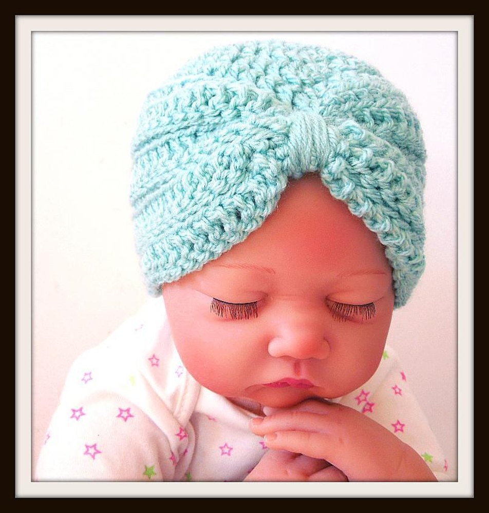 Baby Turban Hat Crochet pattern by Sarah Taylor LoveCrafts