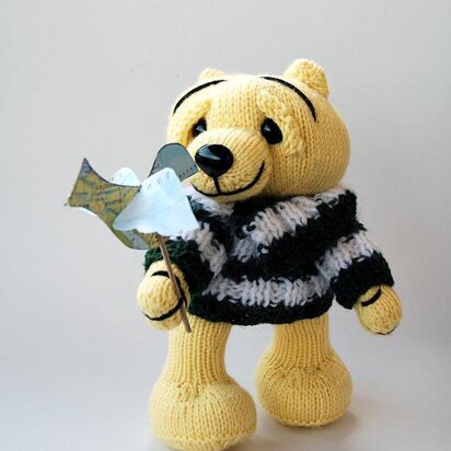 Big Head Bear - knitting pattern