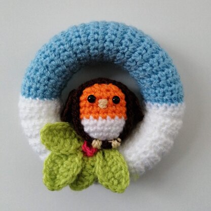 Mini Robin Wreath