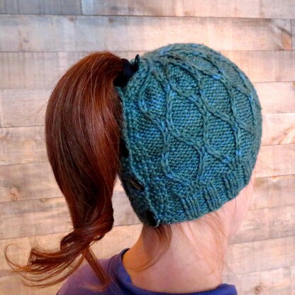 Trellis Ponytail / Messy Bun Hat