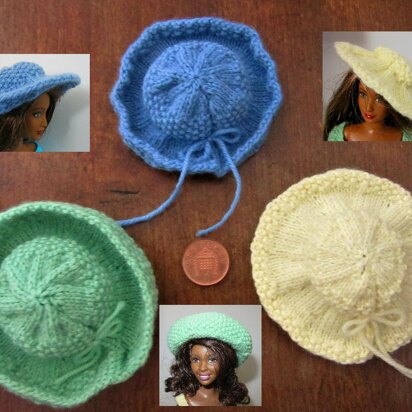 1:6th scale Ladies hats