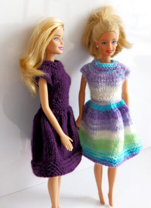 Purple Rain Barbie Dress