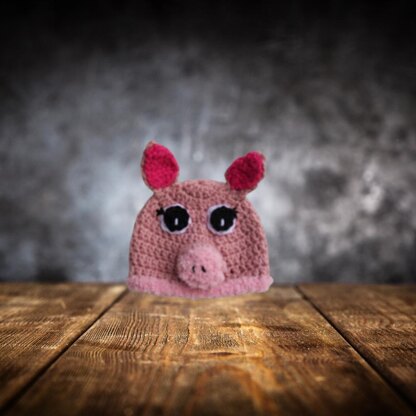 Baby Crochet Pig Outfit