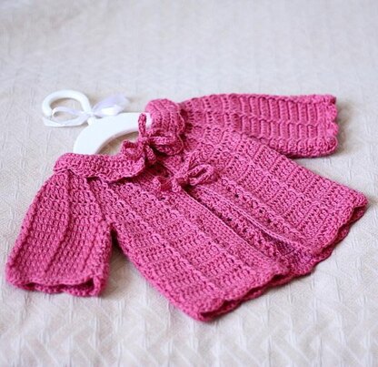 Candy Pink Baby Cardigan