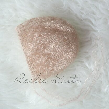 Mohair Newborn Bonnet Knit Pattern