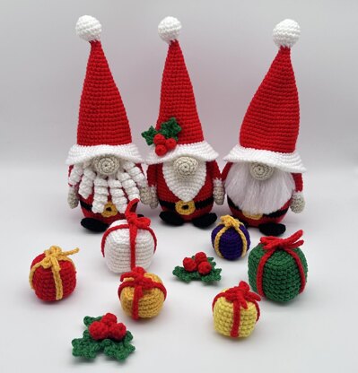 Santa Christmas Gnome Amigurumi