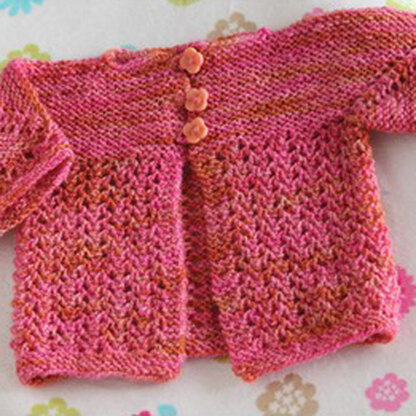 Valley Yarns 568 Dianthus Baby Cardigan