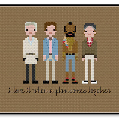 The A-Team - PDF Cross Stitch Pattern