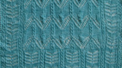 Katori Cable Lace Shawl