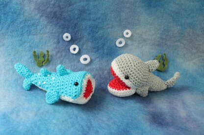 Quirky Amigurumi Sharks