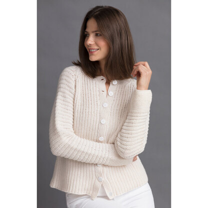 String Janet Ribbed Cardigan PDF