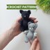 Little cat toy keychain