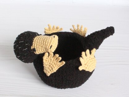 Niffler crochet Jewelry basket  fantastic beasts