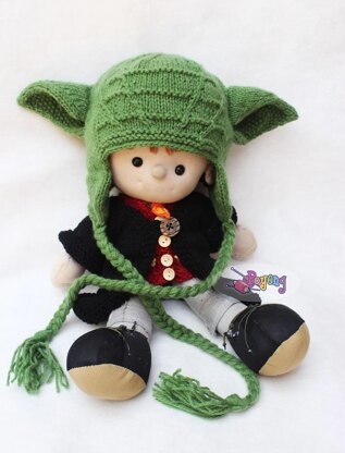 Wrinkle Yoda Baby Hat