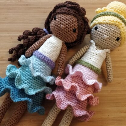 Bianca and Luna Dolls Crochet Amigurumi