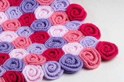 Rose Field Baby Blanket