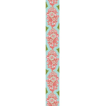 Tilda  Sunkiss Jacquard Teal Ribbon 30 mm